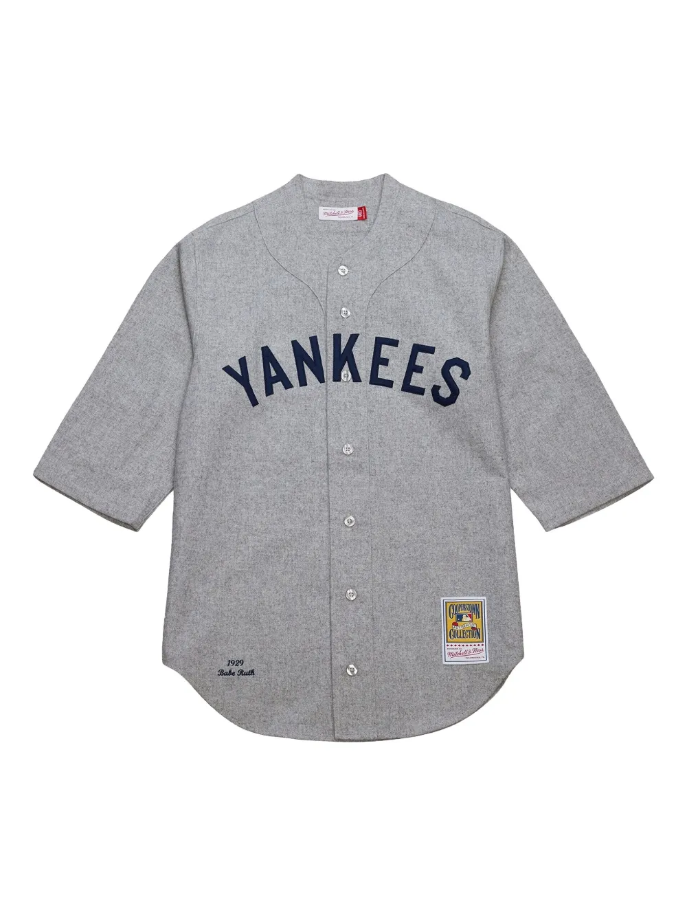 Mitchell & Ness MLB Yankees 1929 Babe Ruth shirt | Grey | Image 1
