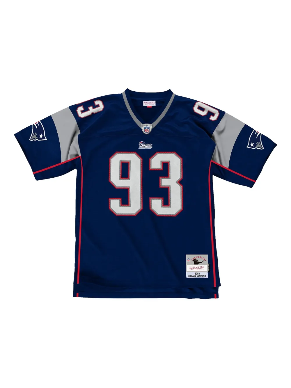 Mitchell & Ness T-shirt NFL Patriots 2003 Richard Seymour - Blu
