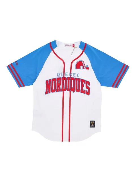 Mitchell & Ness Quebec Nordiques button-front T-shirt
