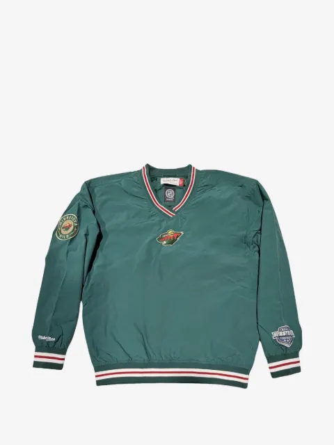Mitchell & Ness Sweatshirt mit V-Ausschnitt