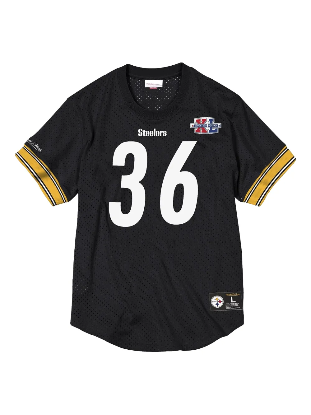 Mitchell & Ness T-shirt NFL Steelers 2005 Jerome Bettis - Nero