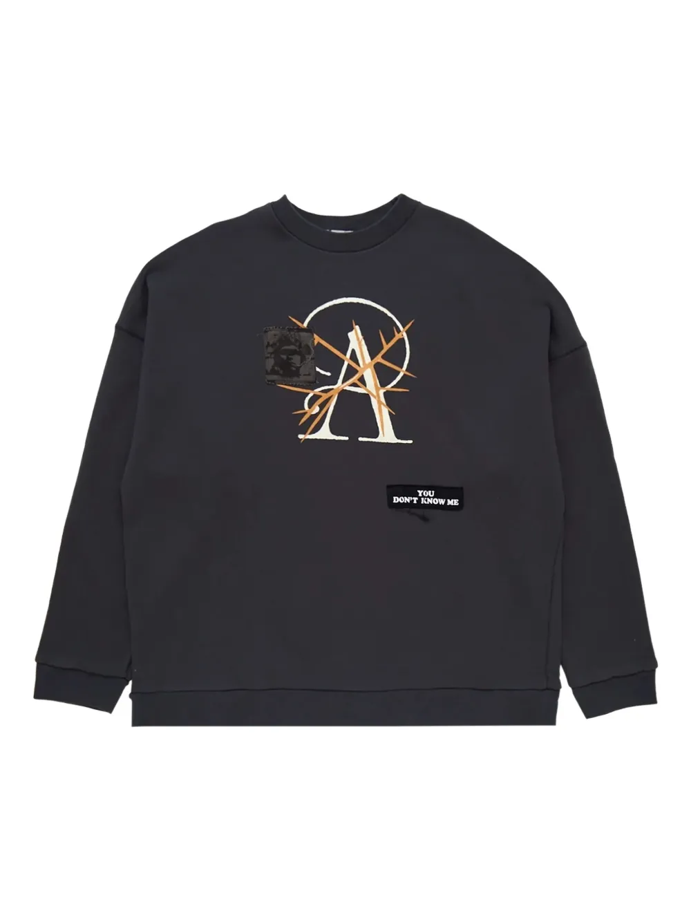 Undercover sudadera con apliques | gris | Image 1