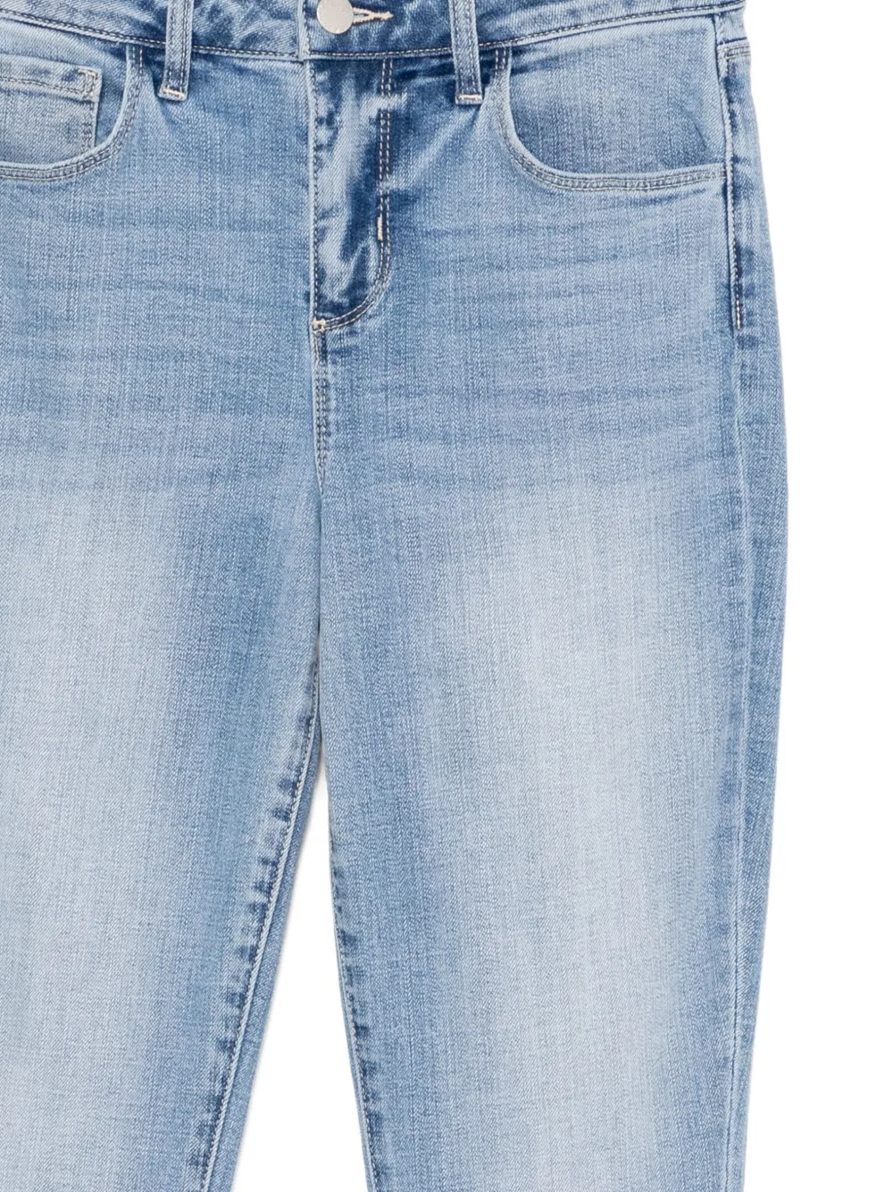 L'agence Ali Flared Trousers In Blue