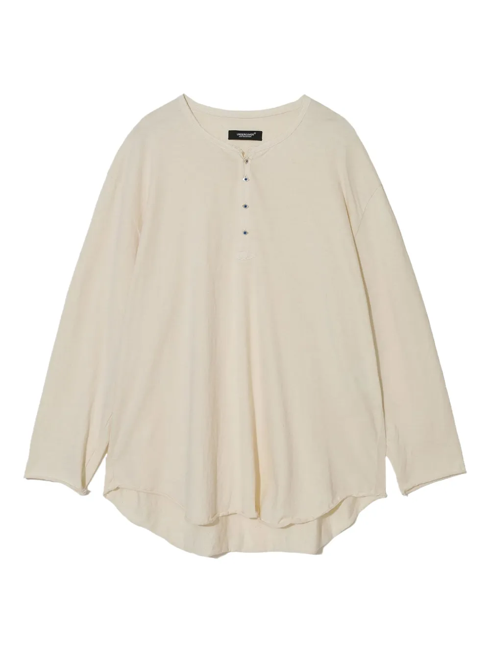Undercover eye henley T-shirt - ニュートラル Undercover eye henley T-shirt - ニュートラル