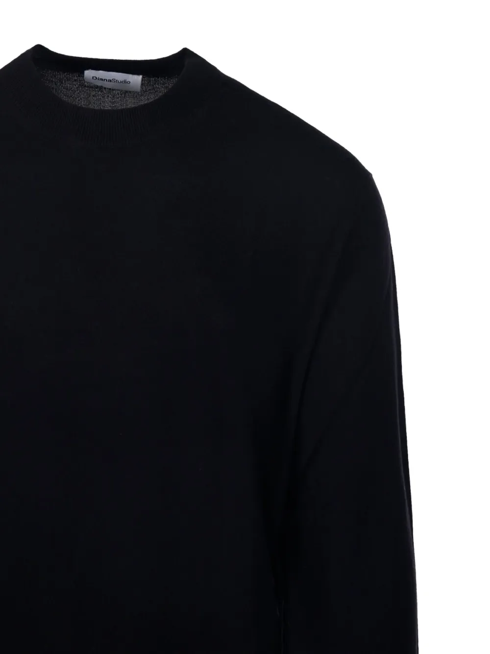 Diana Studio Crew-neck Long-sleeve Sweater In Black