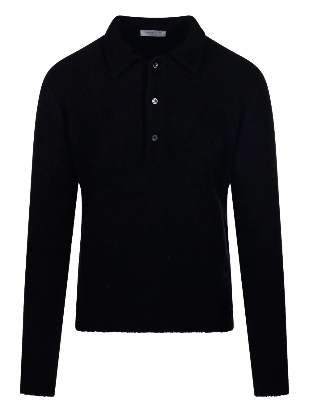 Diana Studio wool-blend polo shirt | Black | Image 1