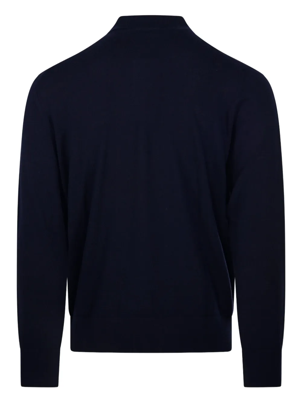 Diana Studio buttoned polo-collar sweater - Blauw