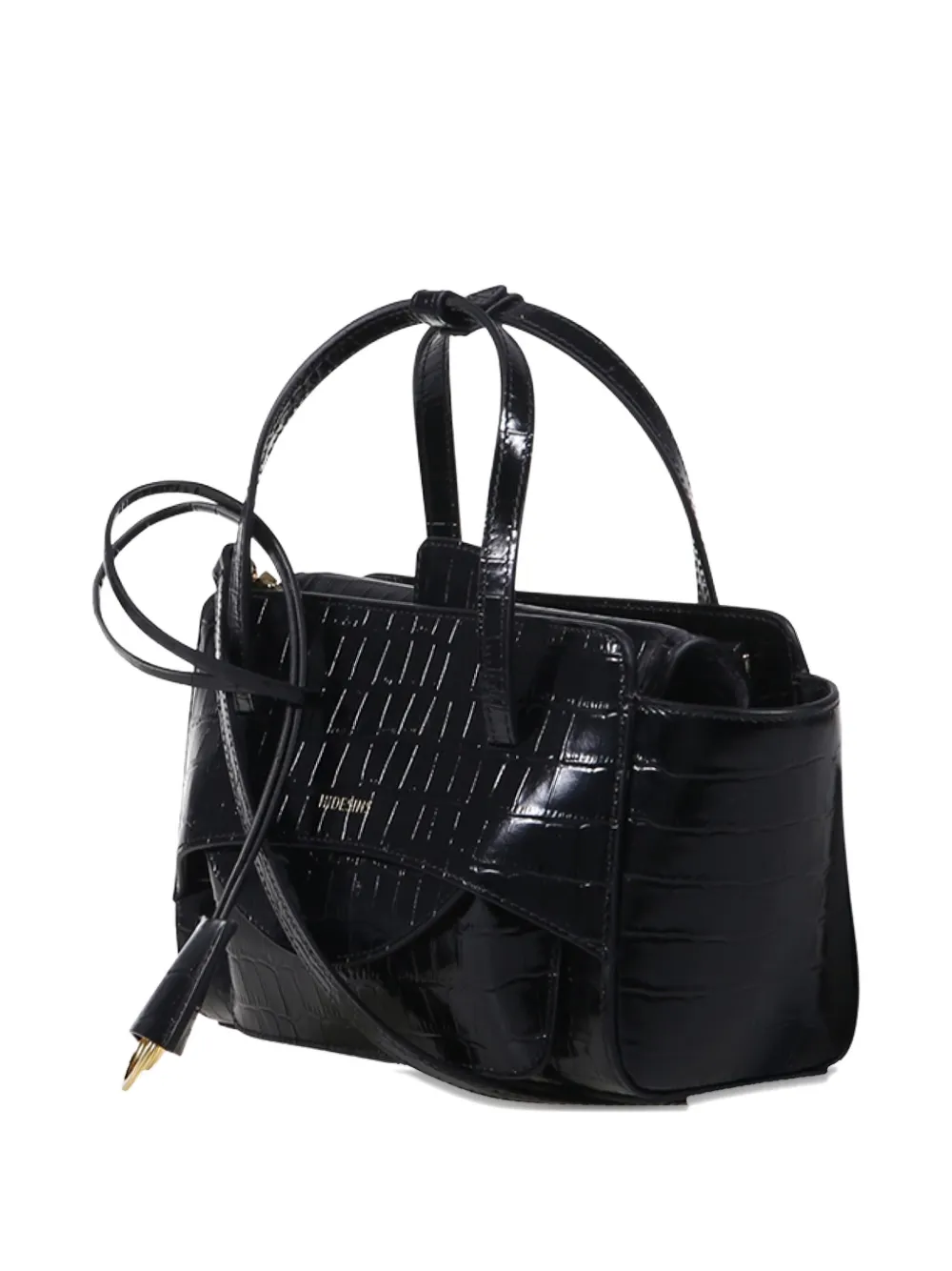 Hidesins Flap Tote Bag In Black