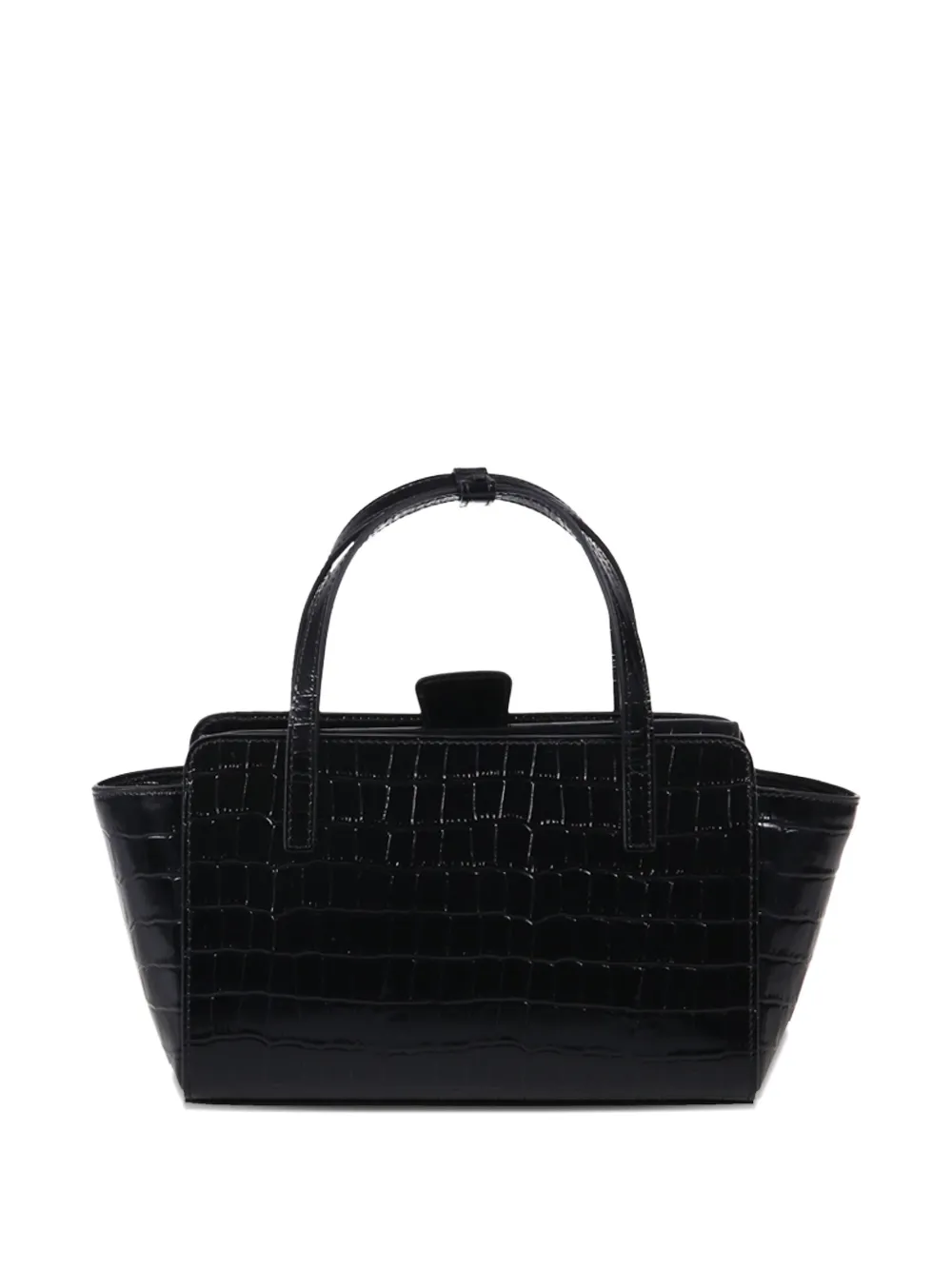 Hidesins Flap Tote Bag In Black