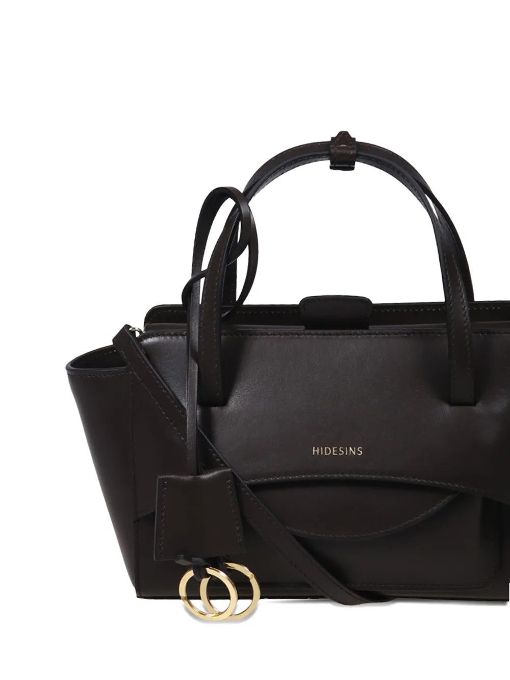 Hidesins Small Flap Tote Bag In Brown