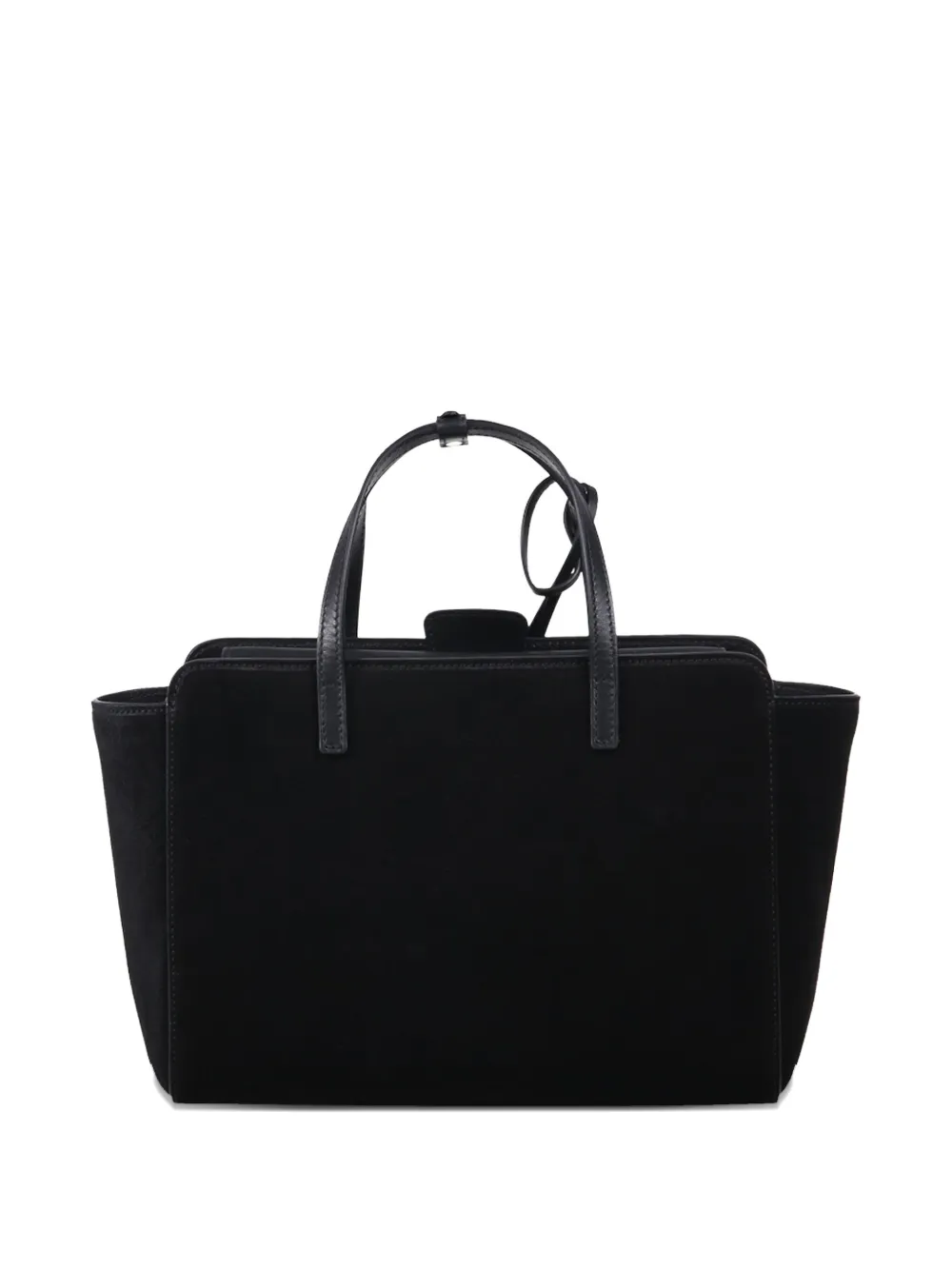 Hidesins Flap-pocket Satchel Bag In Black
