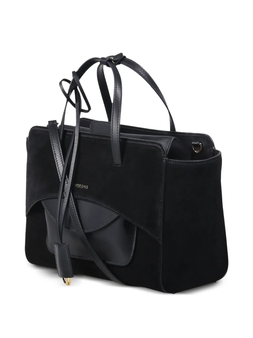 HIDESINS Boekentas met klepzak Zwart