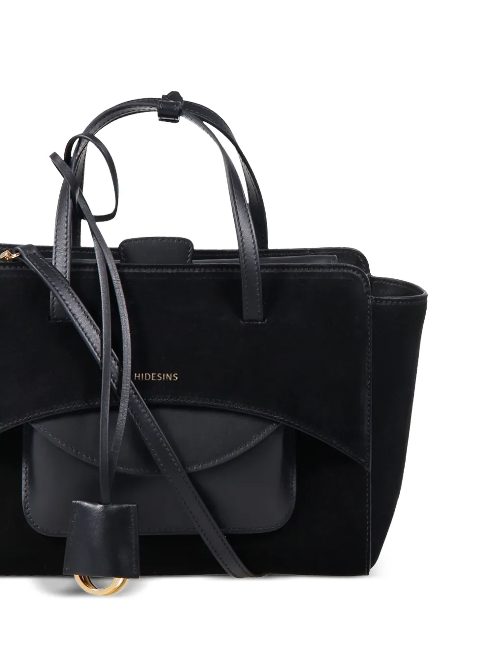 HIDESINS Boekentas met klepzak Zwart
