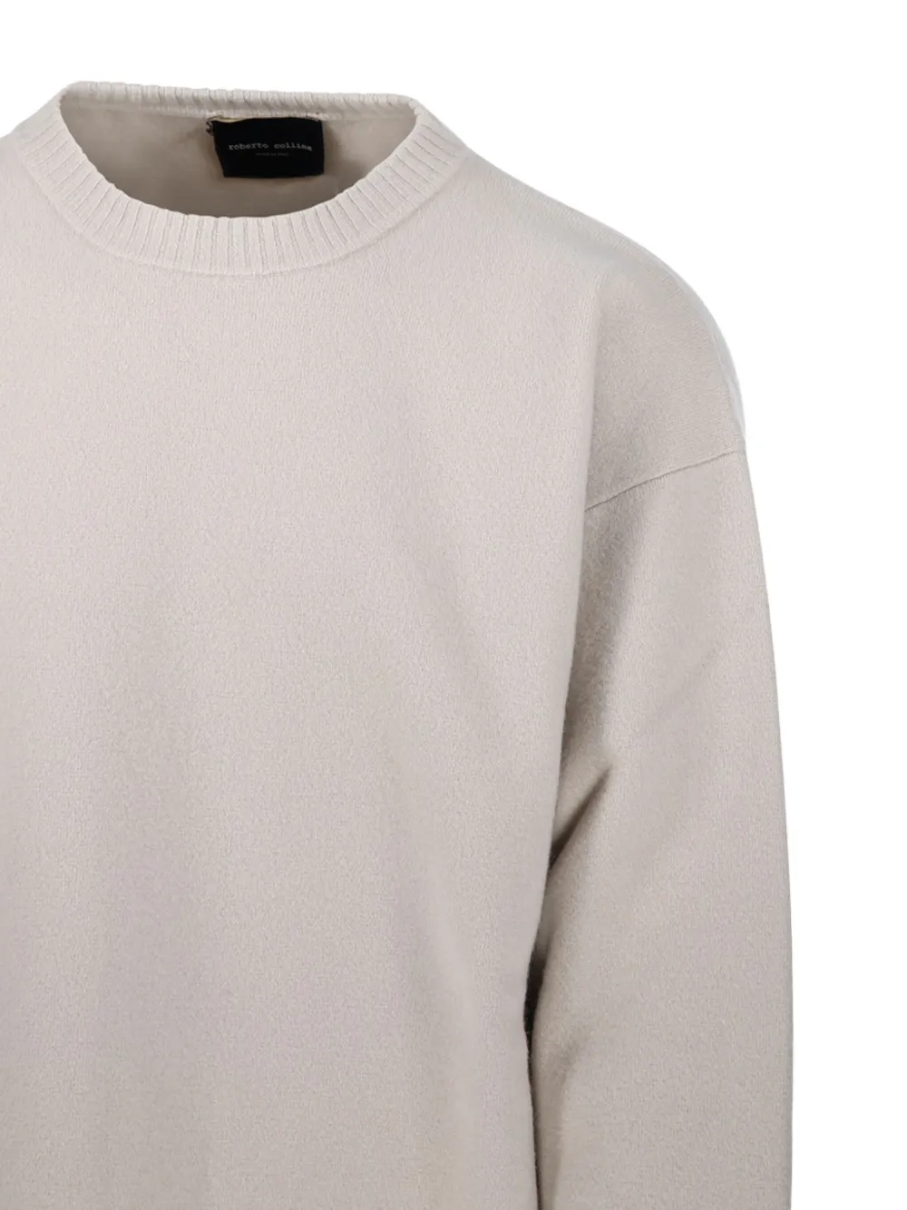 Roberto Collina Sweater met ronde hals Beige