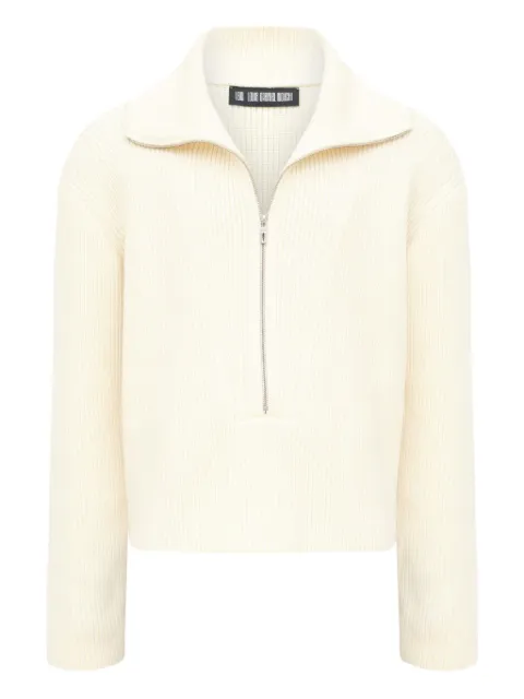 LGN  LOUIS GABRIEL NOUCHI  pull ajusté à col zippé