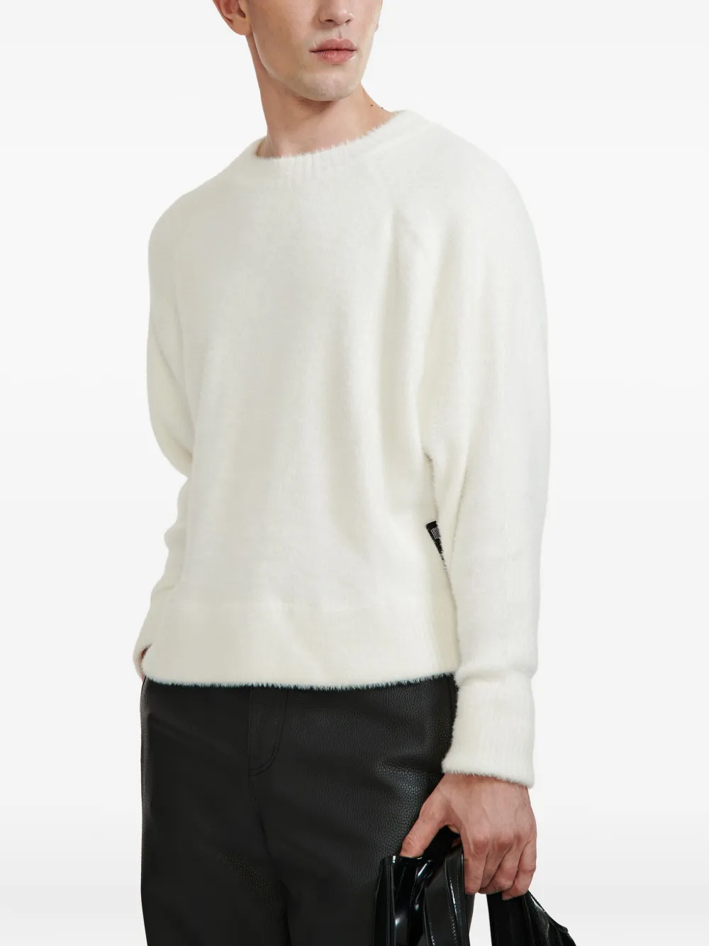 Lgn Louis Gabriel Nouchi Raglan Sweater In White