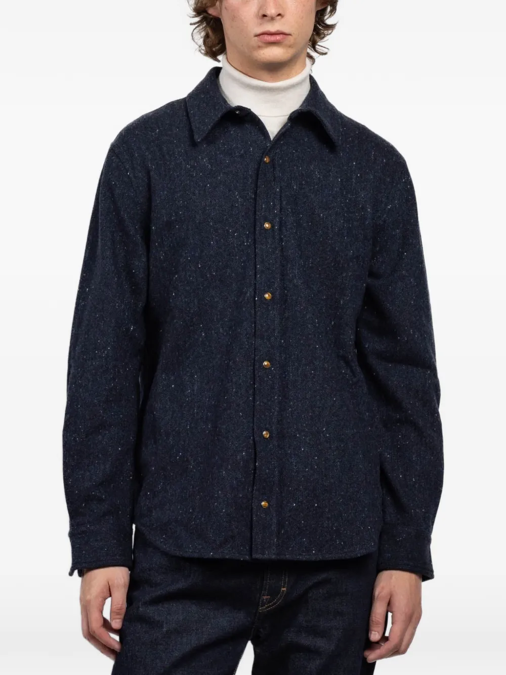 GOD'S TRUE CASHMERE Button-up shirt Blauw