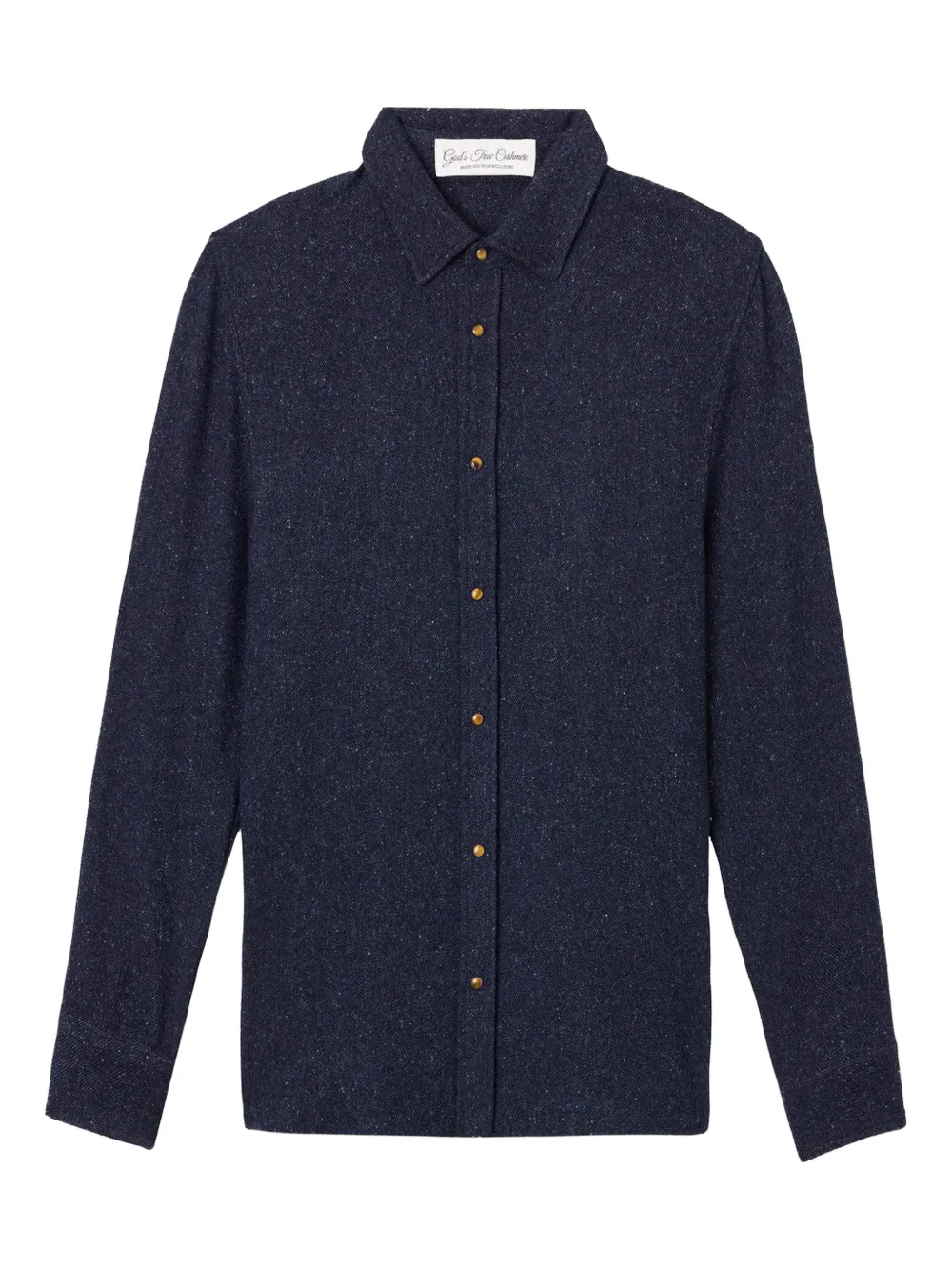 GOD'S TRUE CASHMERE button-up shirt - Blu