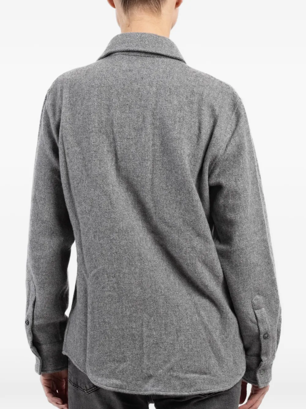 Cashmere Chest-Pockets Shirt