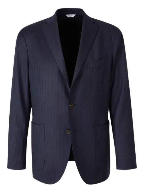 Boglioli blazer à lien de resserrage à la taille