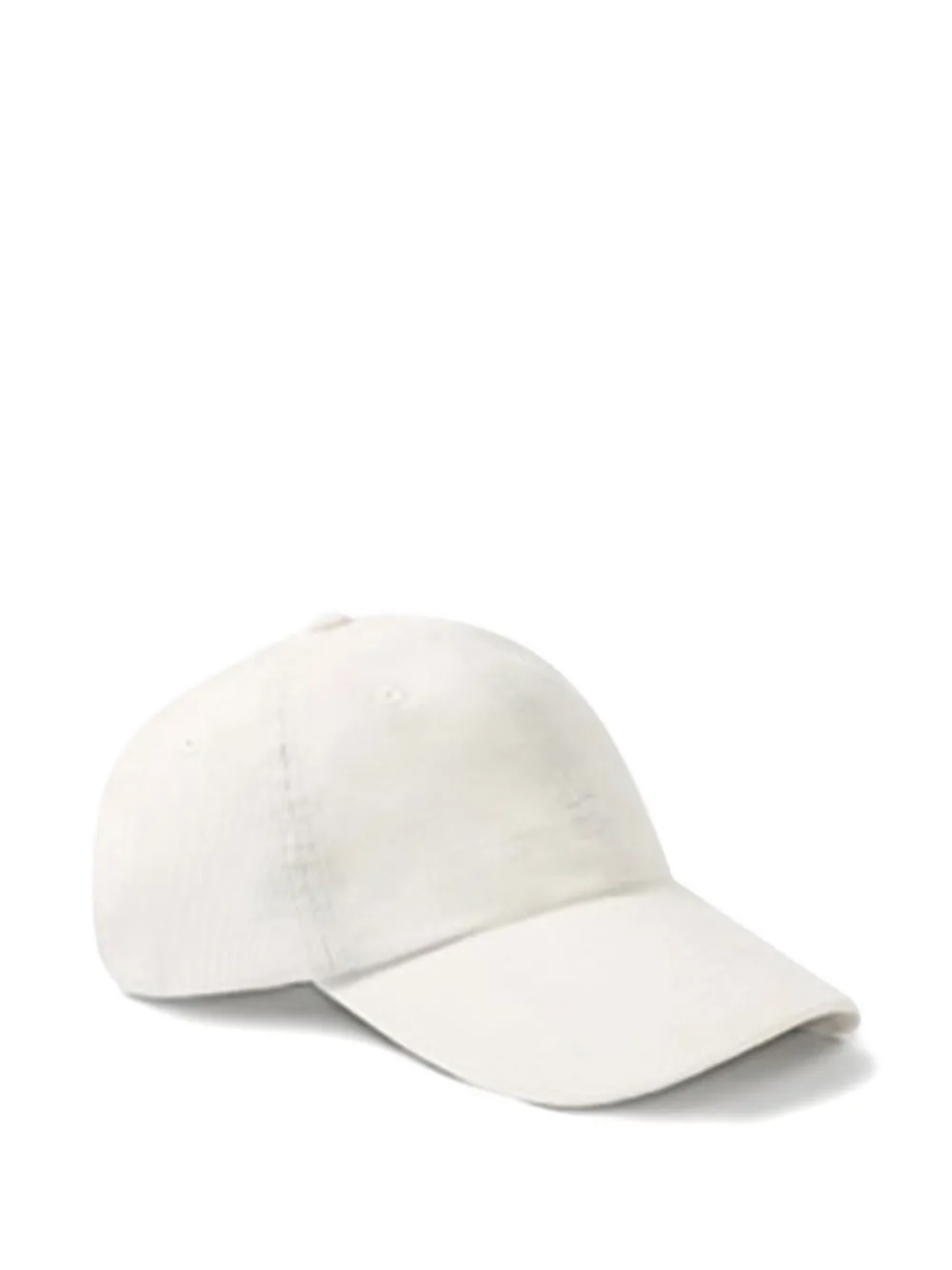 Stone Island logo-embroidery corduroy baseball cap | White | Image 1