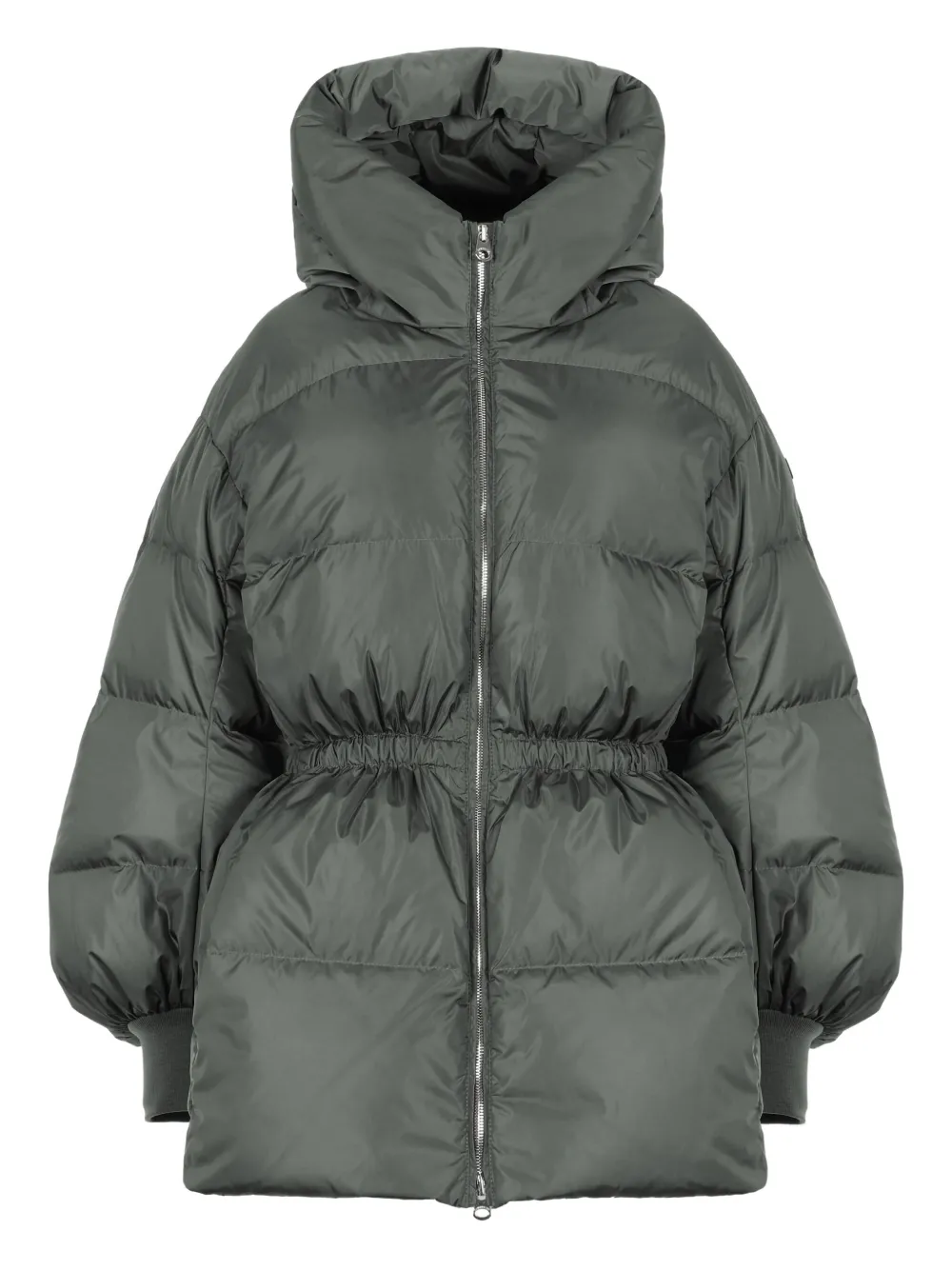 Lempelius Aza Hooded Down Jacket In Green