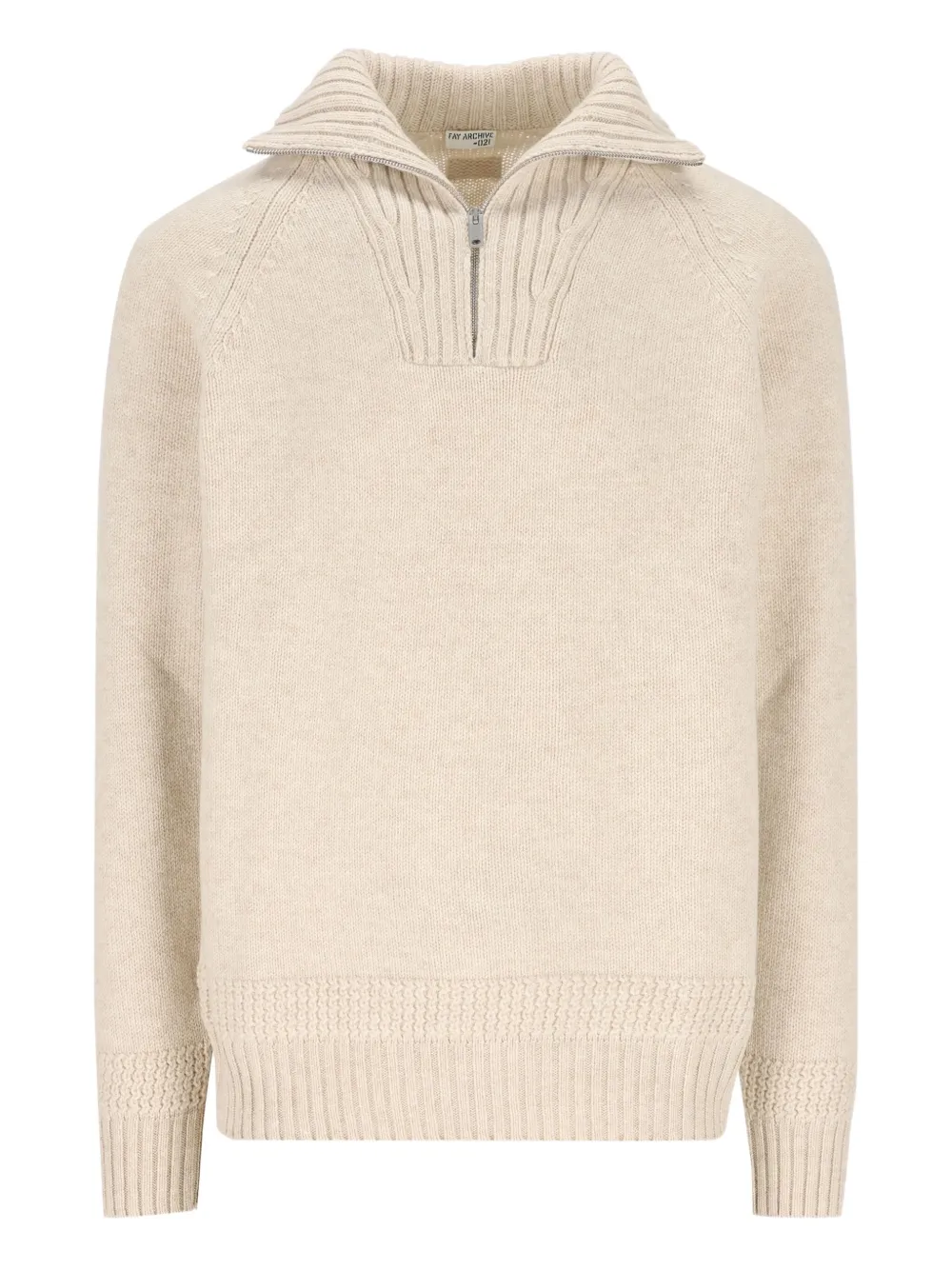 Fay virgin wool sweater | Neutrals | Image 1