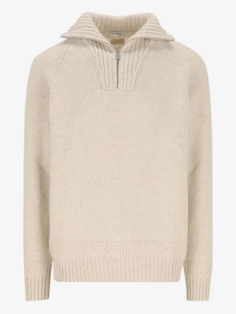 Fay sweater i uld med logo