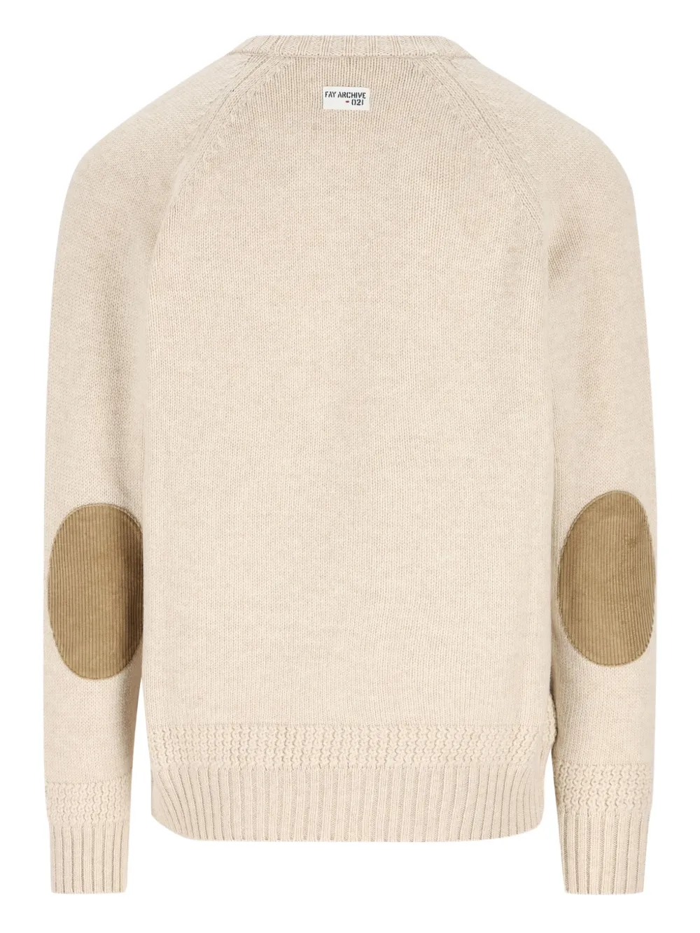 Fay elbow-patch jumper | Knitted Sweaters | Image 2