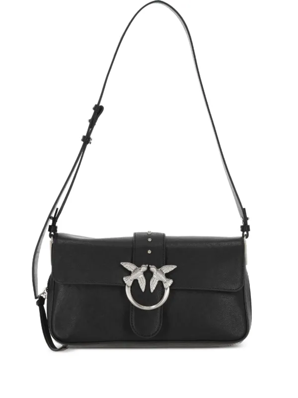 PINKO Bolsa Com Fivela De Pássaro | Preto | FARFETCH BR