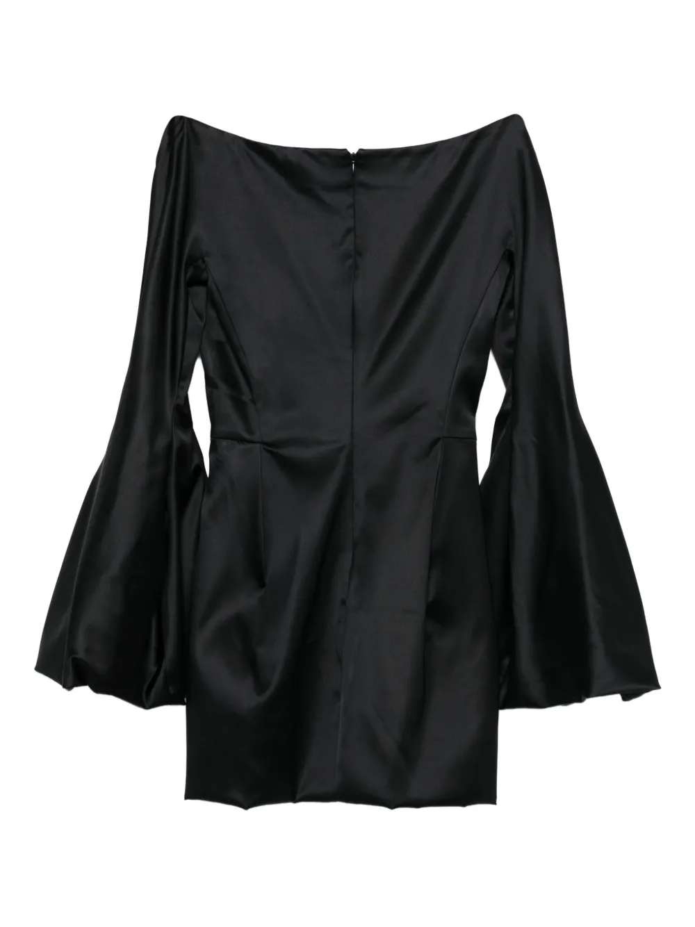 Genny Mini-jurk met V-hals - Zwart