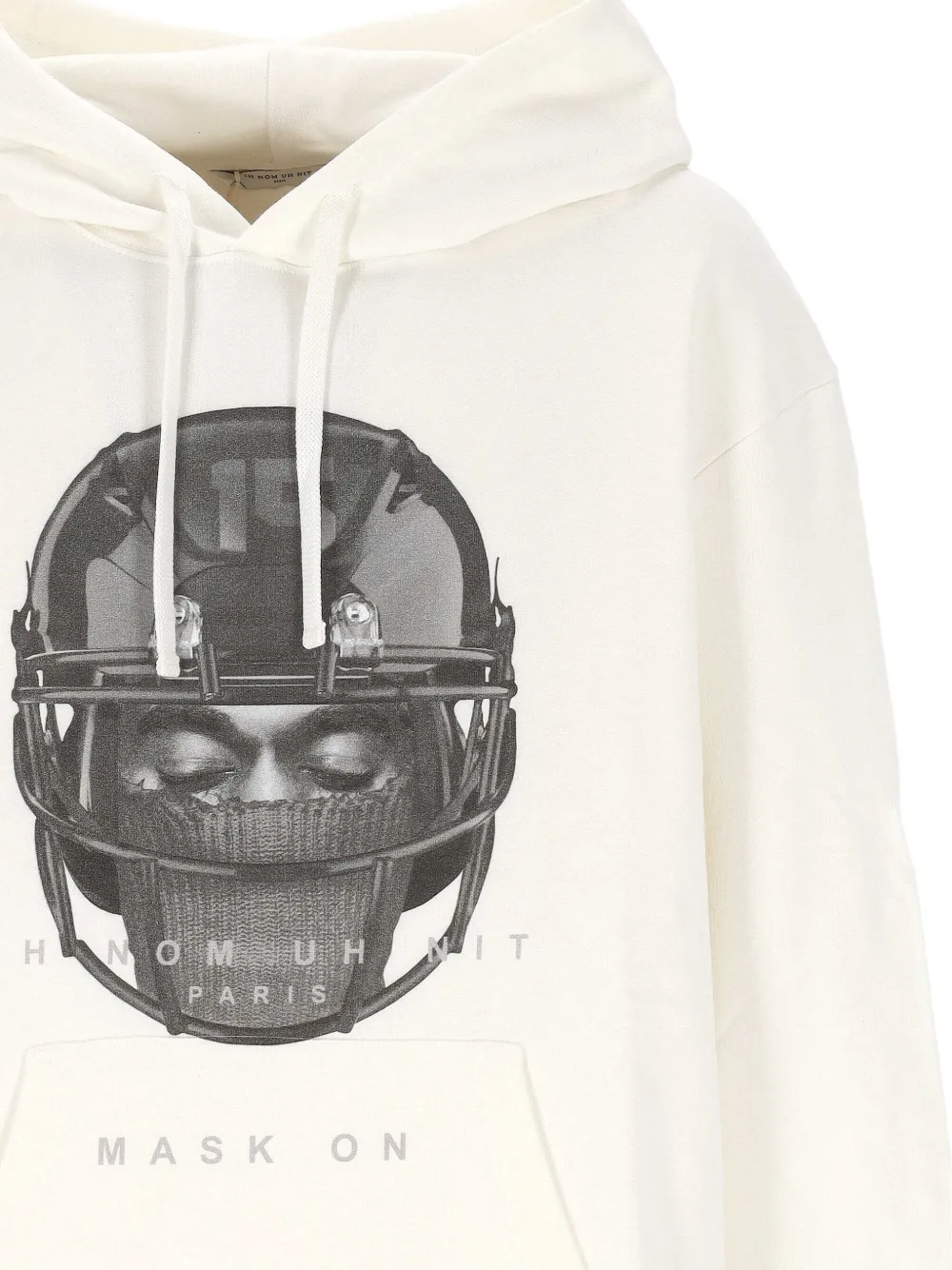 Ih Nom Uh Nit Graphic-print Hoodie In Neutral