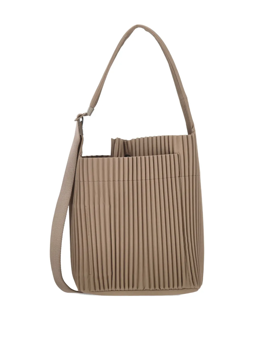 Issey Miyake Geplooide schoudertas - Beige