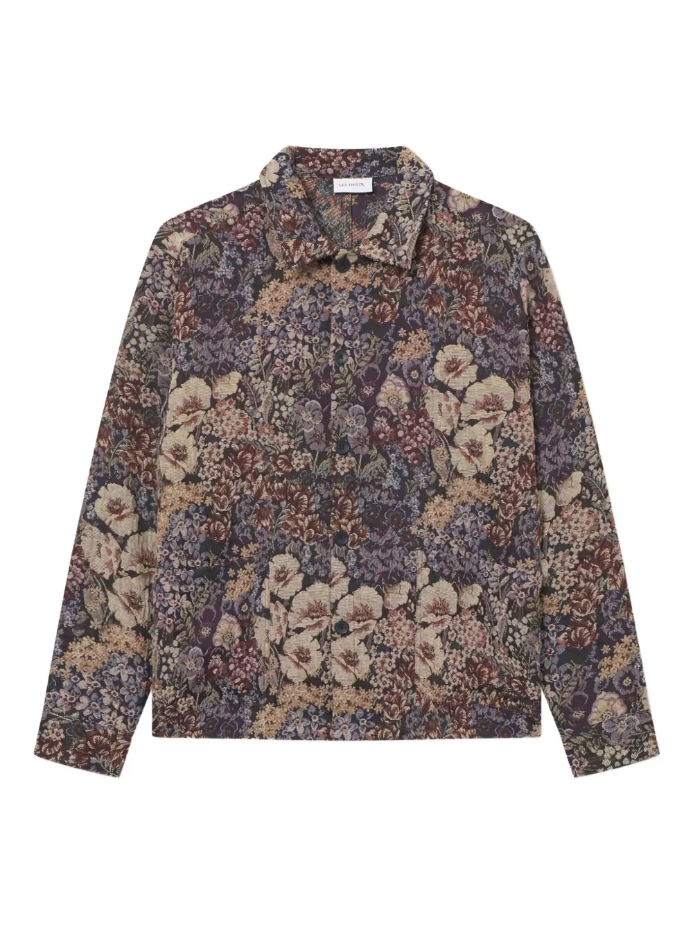 Les Deux floral-pattern jacket | Purple | Image 1