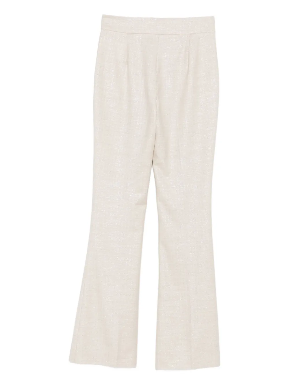 Genny Buttoned Trousers In Neutral