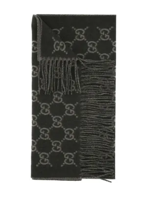 GUCCI ストライプデザインスカーフ