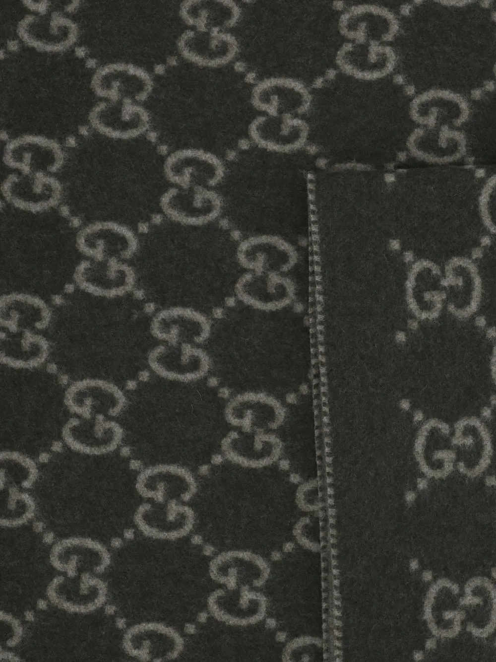 Gucci Sjaal met logo - Groen