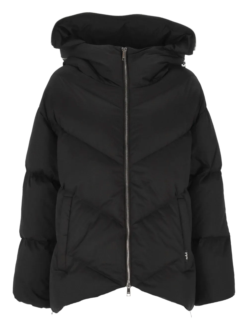 Add hooded zip jacket | negro | Image 1