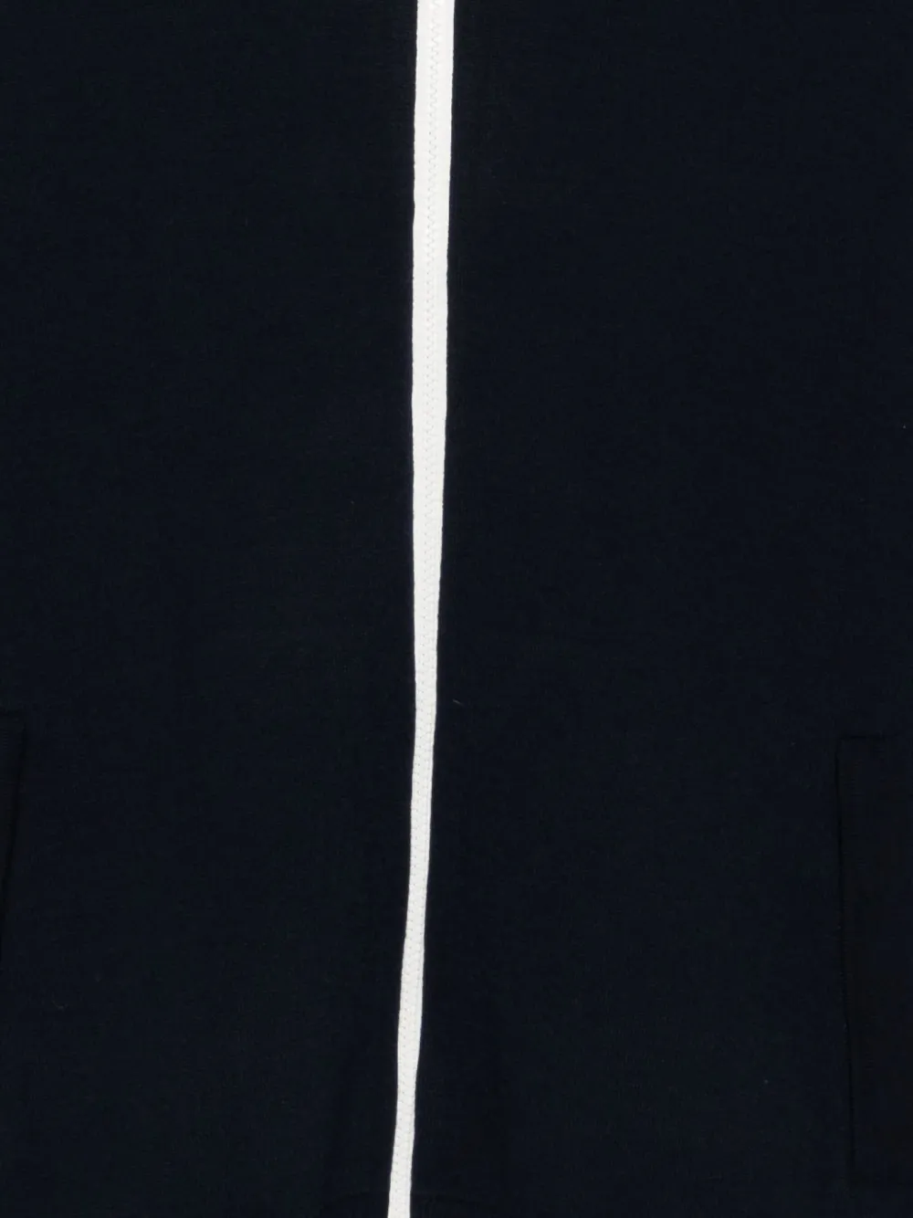 Drôle De Monsieur Trui met zijstreep en rits Blauw