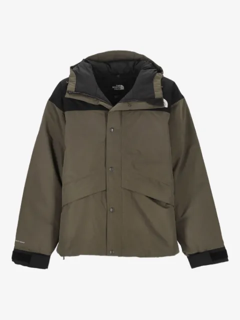 The North Face Mountain Down hooded panelled jacket