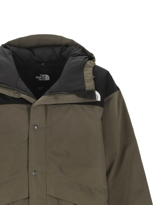 The North Face Jaqueta Mountain Down Com Capuz | Verde | FARFETCH BR