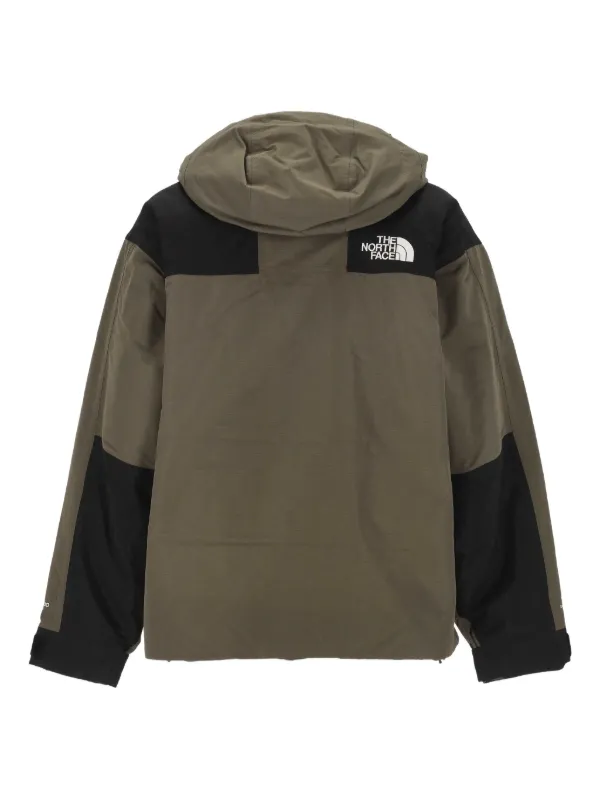 The North Face Mountain Down Hooded Panelled Jacket | Green 
