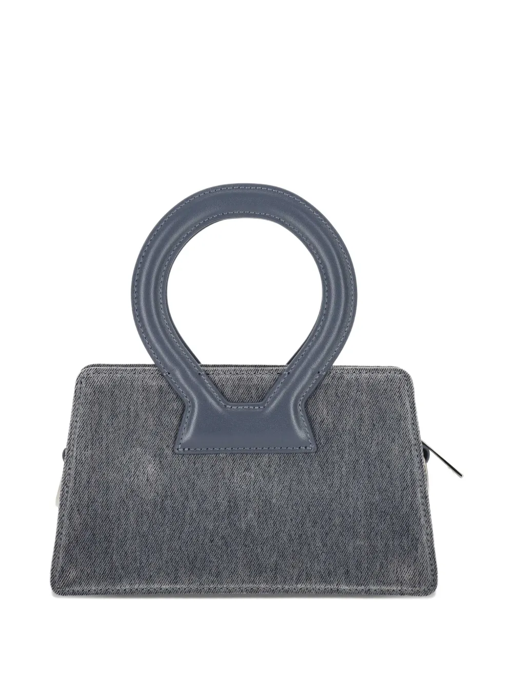 Luar Enzyme Round-handle Logo Tote Bag In Gray