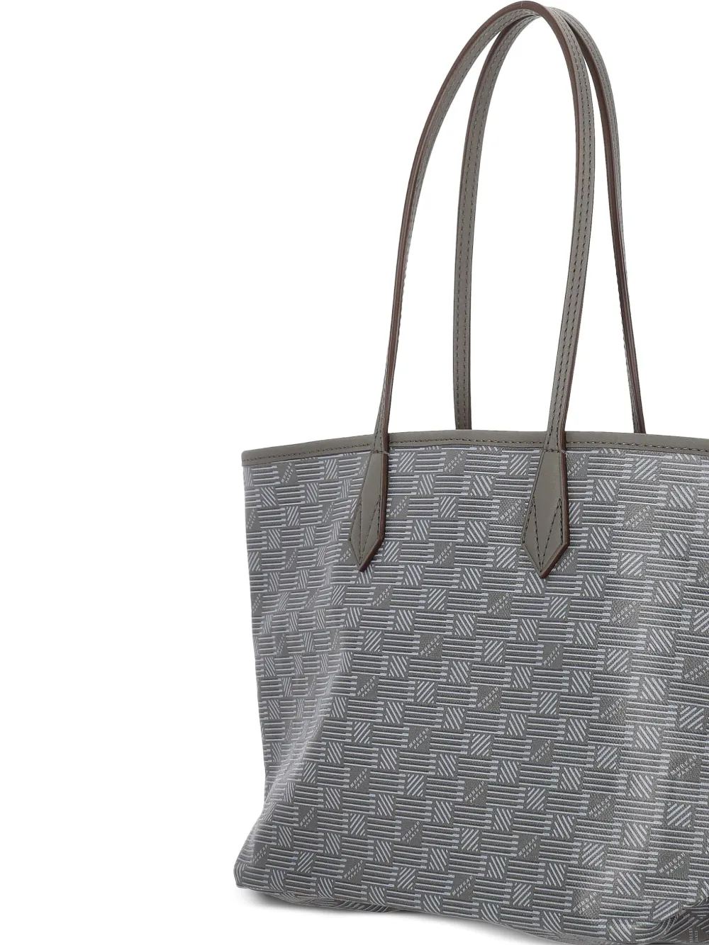 Moreau Saint Tropez schoudertas met geometrisch patroon Grijs