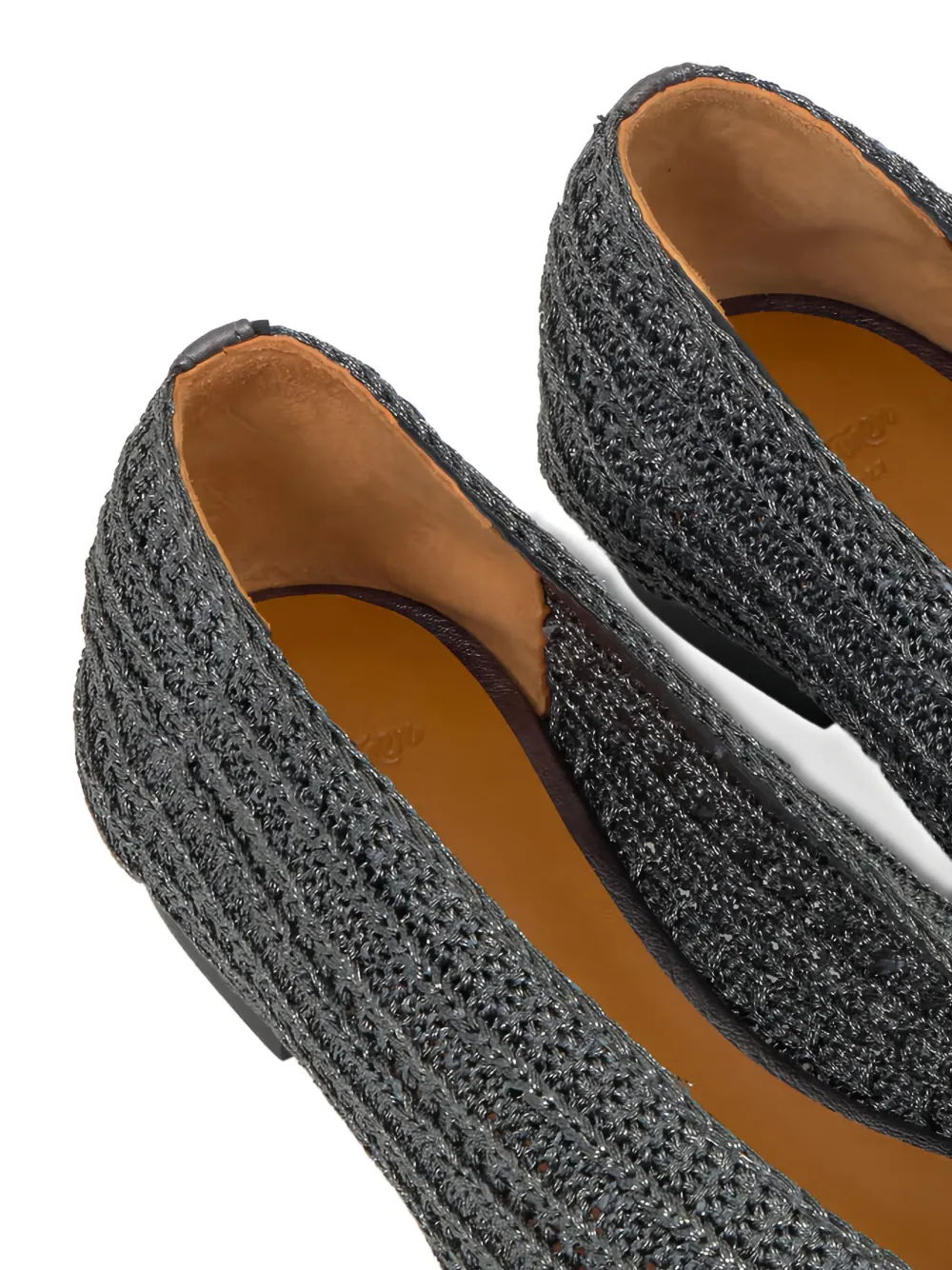 Castañer Bassi pointed flat Grijs