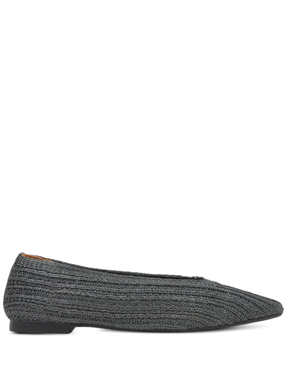Castañer Bassi pointed flat | Grey | Image 1