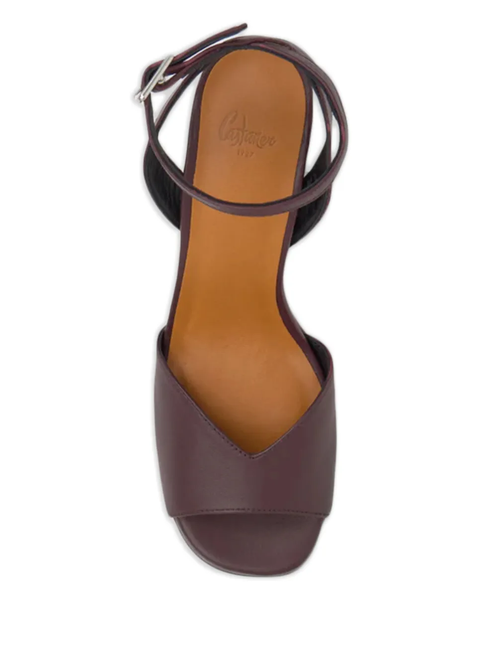 Castaã±er 80mm Platform Block-heel Sandals In Multi