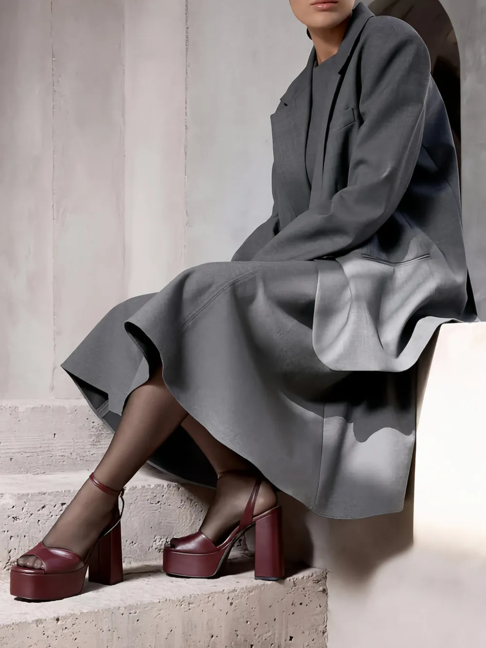 Castaã±er 80mm Platform Block-heel Sandals In Multi