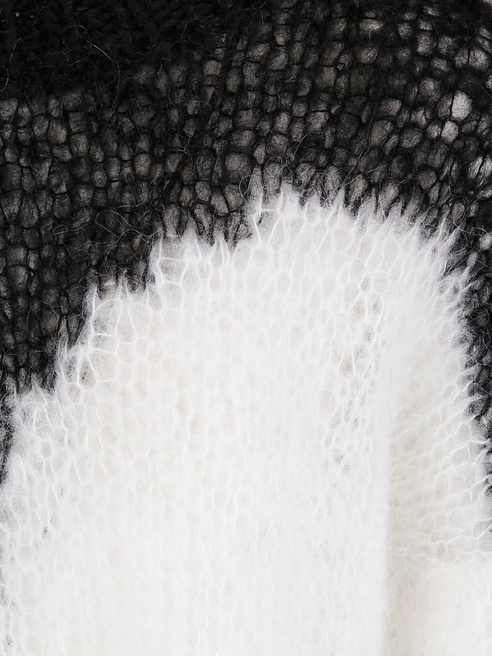 Handmade Manson Open-knit Sweater In Black