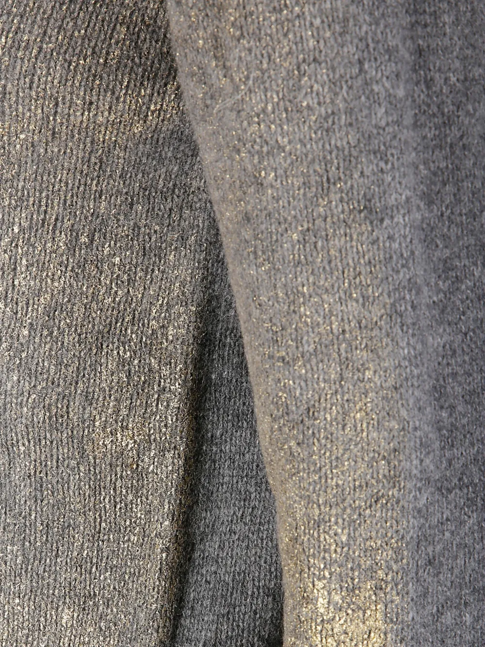 Handmade Round-neck Sweater In Gray